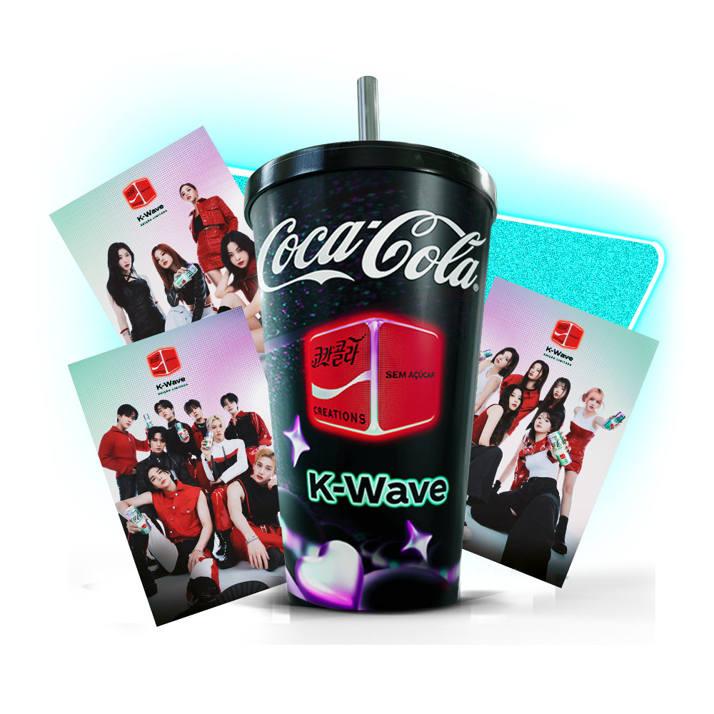 Copo Coca Cola K-wave 2024 550ml - Cinemark